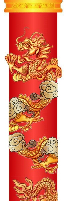 金龙柱图片