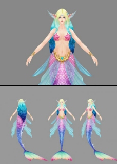 其他天堂II美人鱼模型图片