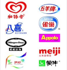 全球名牌服装服饰矢量LOGO冰淇淋logo图片