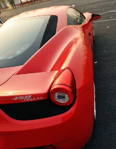 红跑车法拉利458图片