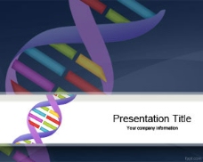 遗传学DNA测序的ppt模板