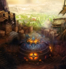 新梦幻之城背景图片