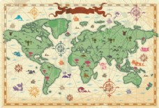 简化世界地图