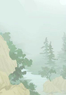 韩国矢量风景图