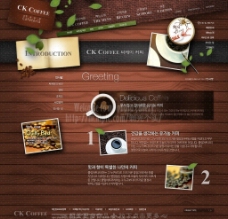 韩国菜咖啡图片