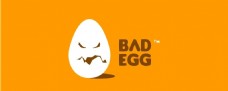 经典英文字体鸡蛋logo