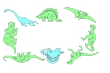 恐龙形象图片