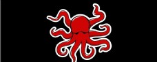 经典英文字体章鱼logo