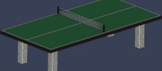 商品乒乓球台模型图片