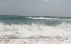 海滩 海浪 浪花图片