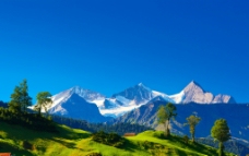雪山阿尔卑斯山图片