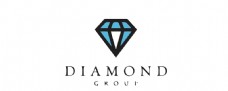 经典英文字体钻石logo