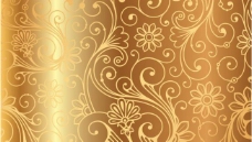 欧式边框欧式金色花纹背景图片