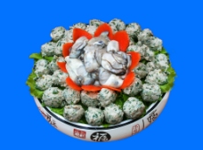 荠菜丸炖海蛎图片