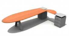 沃尔特诺尔桌子桌子家具模型