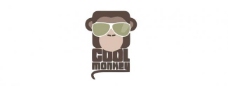 经典英文字体猴子logo图片