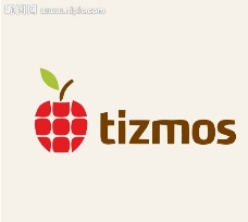 经典英文字体水果logo