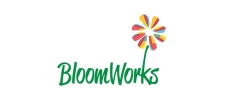 经典英文字体花卉logo