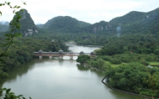 柳州龙潭公园 风雨桥图片