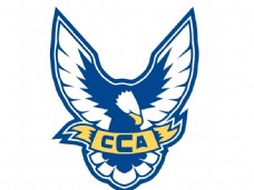 卡通文字老鹰logo