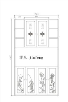 中式柜子图片