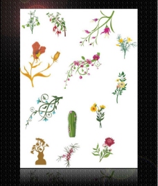 植物底纹花纹底纹植物图片