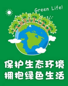 环境保护保护生态环境拥抱绿图片
