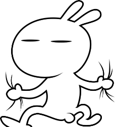 黑白兔斯基图片免费下载,黑白兔斯基设计素材大全,黑白兔斯基模板下载