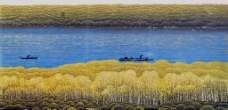 上江江上景色图片