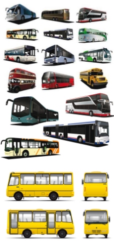 交通工具公交车巴士长途客车