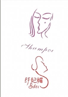 经典英文字体肖像logo