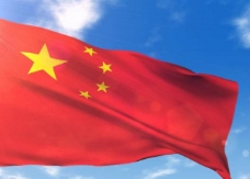 视频模板中国国旗飘动图片