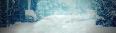 淘宝 海报背景 雪景图片