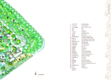 绿化景观建筑景观图房地产书籍装帧设计效果图