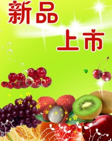 樱桃上市水果海报图片
