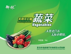 无公害蔬菜包装PSD分层模板