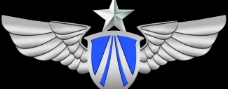 展板PSD下载空军标志图片