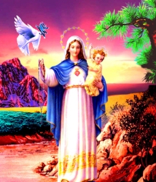 天空圣母子天主教