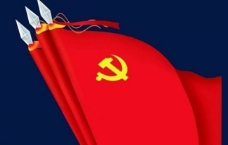 PSD格式文件高清党旗图片