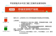 展板PSD下载中国平安财产保险图片